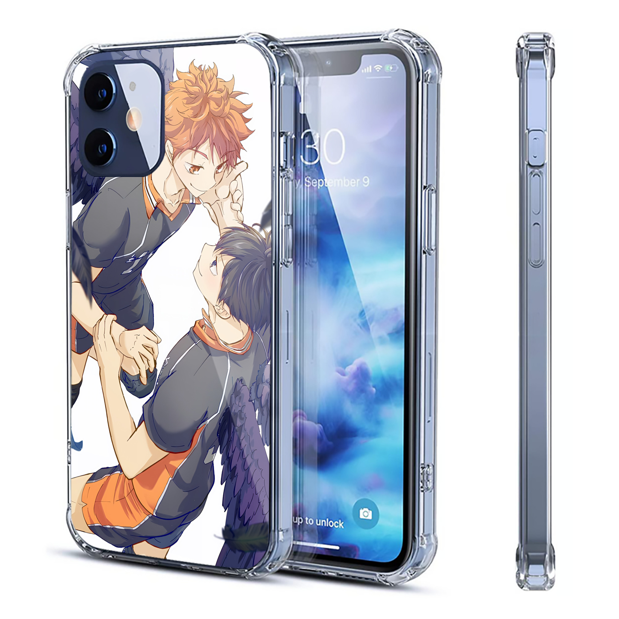 （画像用） ハイキュー!! Haikyu!! 【iPhone 12シリーズ対応】透明スマホケース（クリアソフトケース）